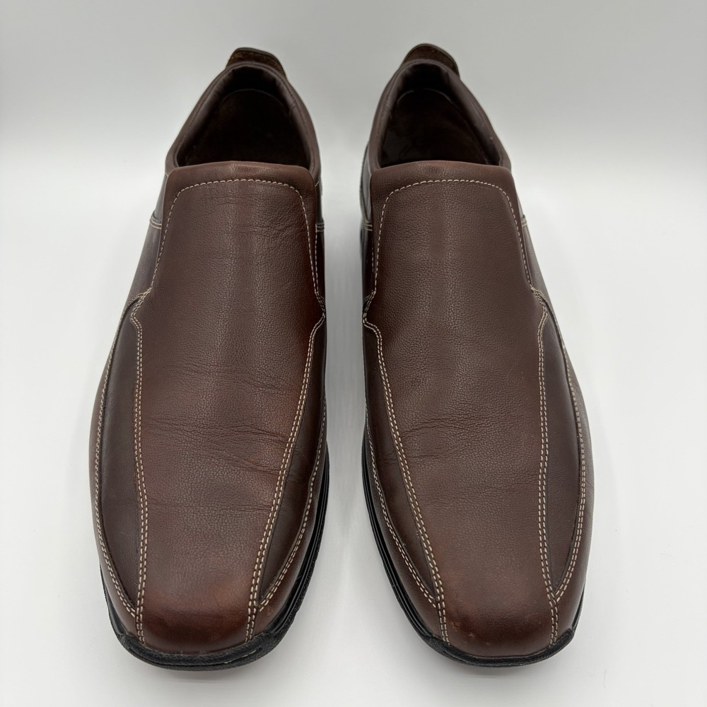 Cole Haan NikeAir C12522 Brown Leather Tucker Venetian Loafers Men's Size 13M